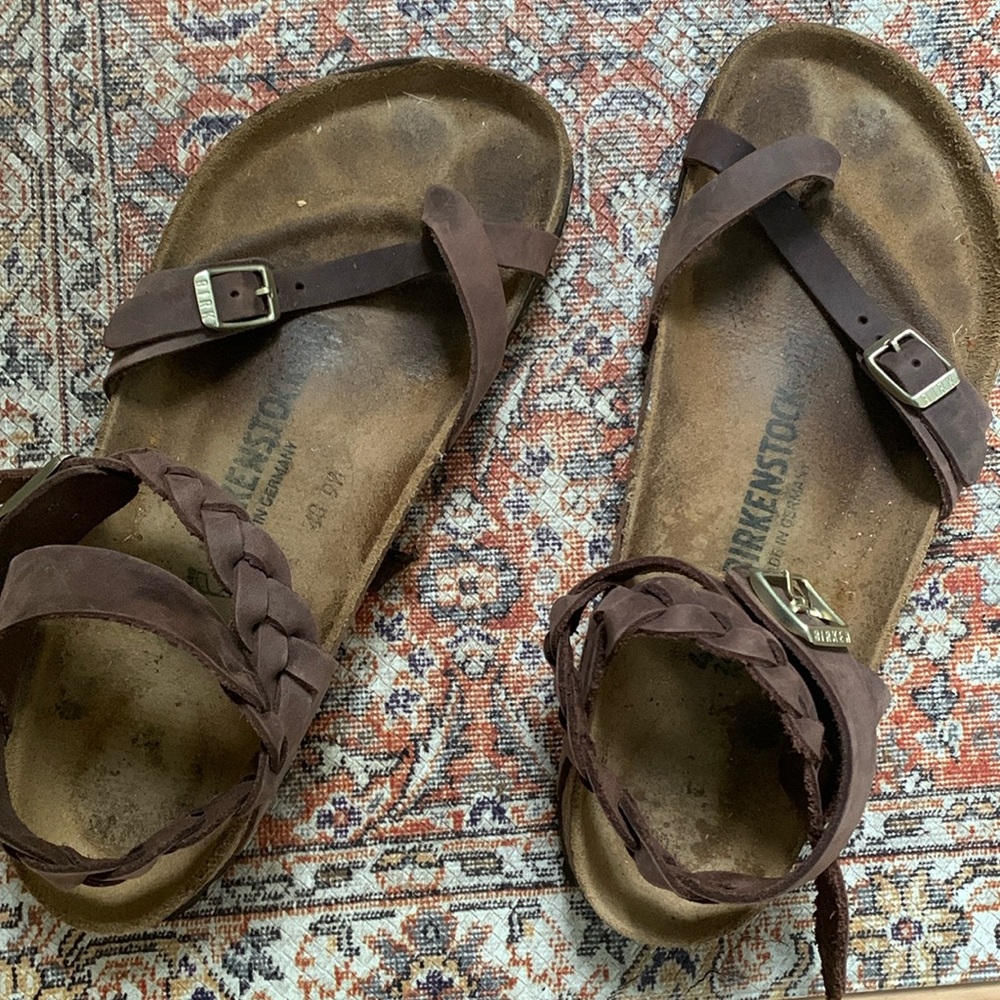 Birkenstock Yara braided brown leather 40